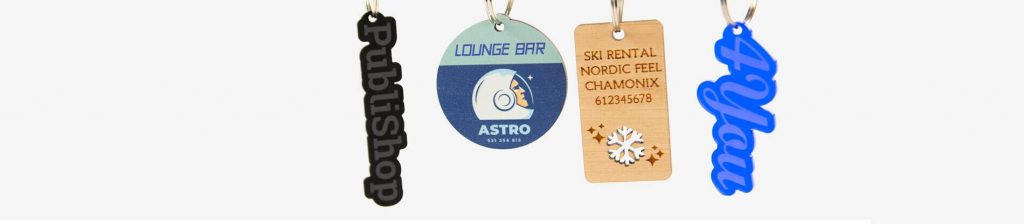 Llaveros personalizados como regalo en ferias