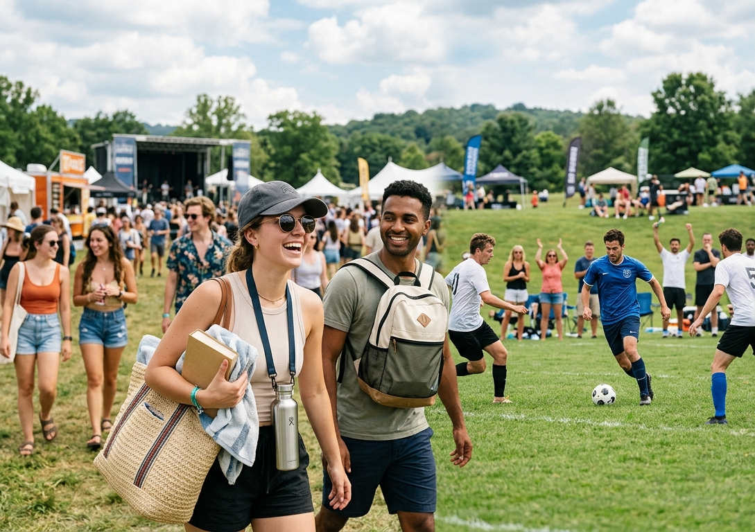 Artículos útiles para festivales, torneos y actividades outdoor: cómo elegir productos personalizados que sí se usan